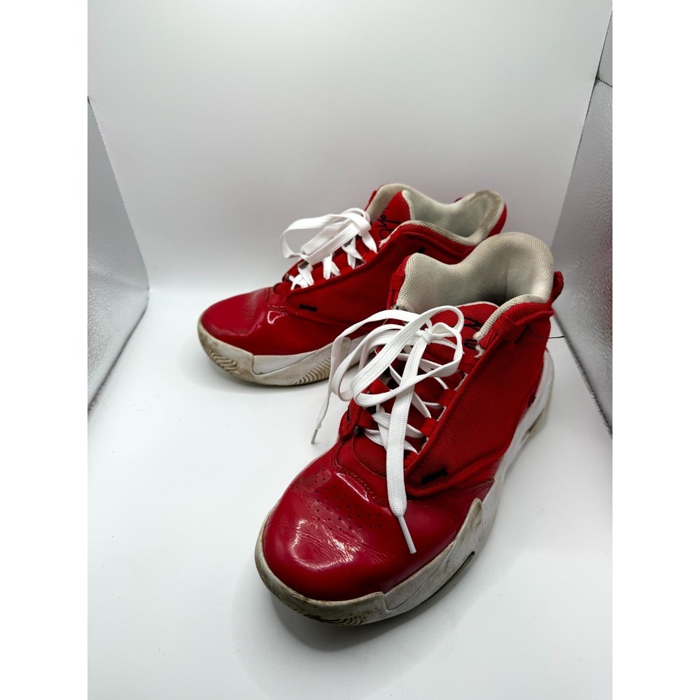 Air Jordan Max Aura 4 GS DQ8404-601 Kid 6 Sneaker University Red Basketball Shoe